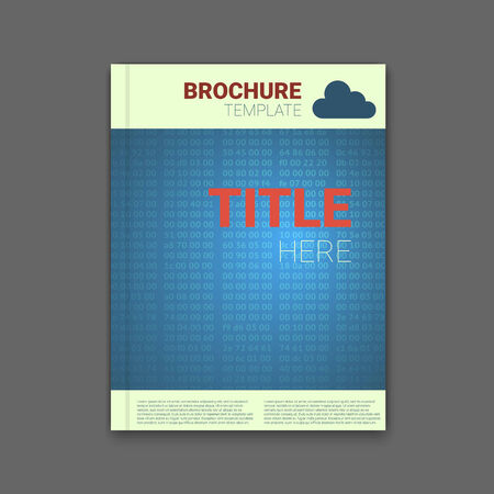 brochure template with hex codes backgroundのイラスト素材