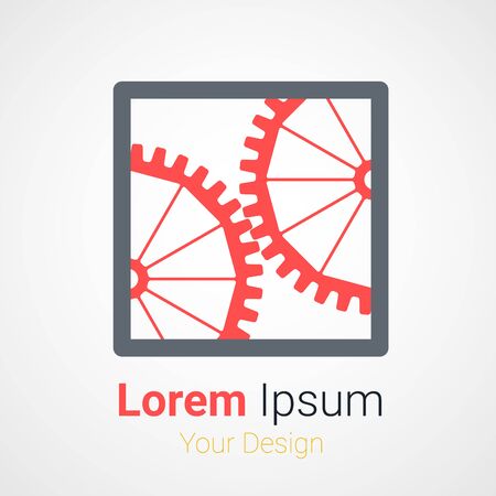 Creative vector gears icon. のイラスト素材