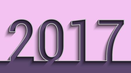 Happy new 2017 year. Creative background for your designのイラスト素材
