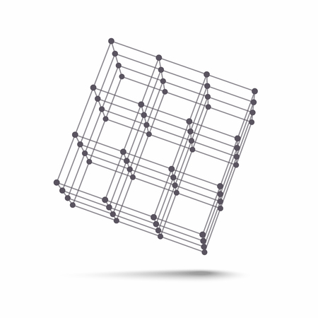 Cube icon vectorのイラスト素材