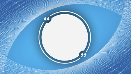 Quote text bubble eyeのイラスト素材