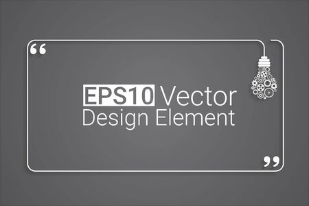 Bulb gears quoteのイラスト素材