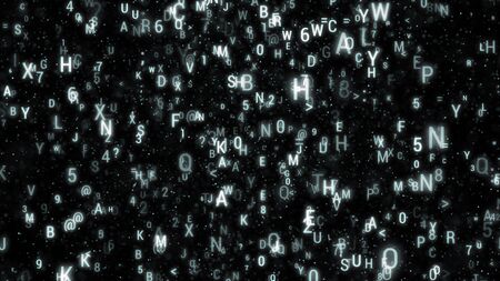 Abstract alphabet backgroundの写真素材