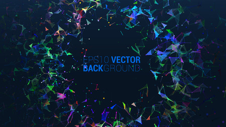 Vector abstract futuristic backgroundのイラスト素材