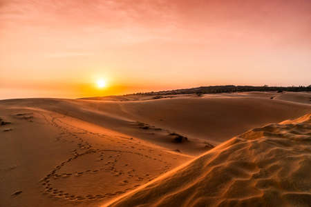 Vietnam red desertの写真素材