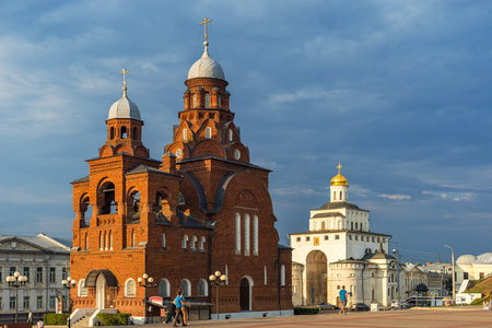Vladimir, Russia - August 18, 2021: Church of the Holy Trinity. Previously, the Old Believers...