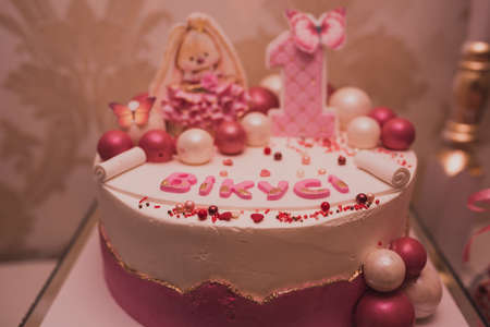 Table with food for the holiday. Cuisine. Culinary Buffet. Dinner Catering. Dining Food. Celebration Party. Concept wedding birthday. Sweet pastries dessertsの写真素材