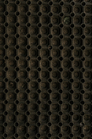 Black-brown dark background circles are the same. honeycombの写真素材