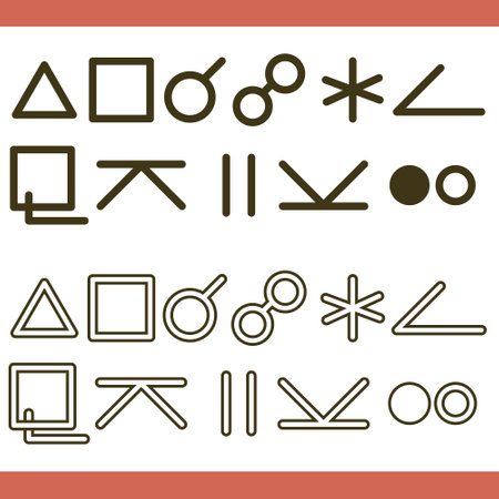 Set of line icons. Vector illustration. Set of linear icons.のイラスト素材