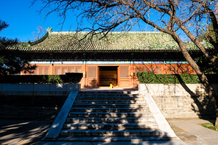 Xiannongtan Beijing Ancient Architecture Museumのeditorial素材