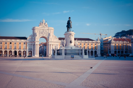 Messio Square, Lisbon, Portugalのeditorial素材