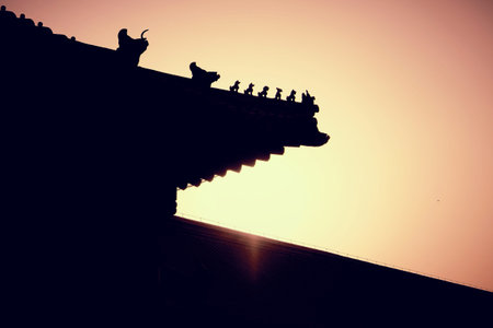 Forbidden City Dusk Forbidden City Sunset