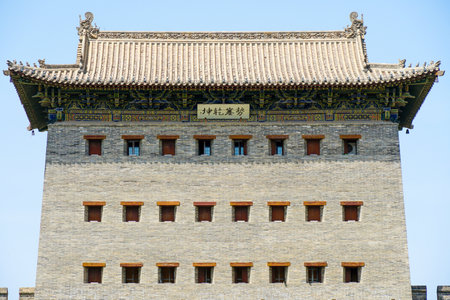 Datong Ancient City Wall, Datong City, Shanxi Province, Chinaのeditorial素材