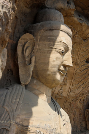 World Cultural Heritage Yungang Grottoes in Datong City, Shanxi Province, Chinaのeditorial素材