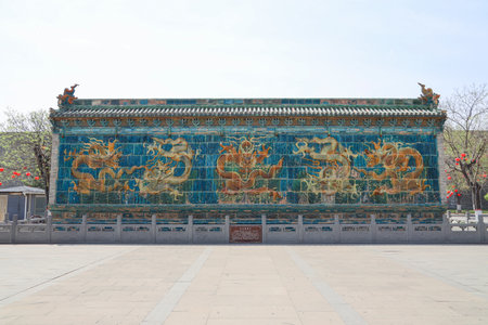 National Cultural Heritage Shanhua Temple, Datong City, Shanxi Province, Chinaのeditorial素材