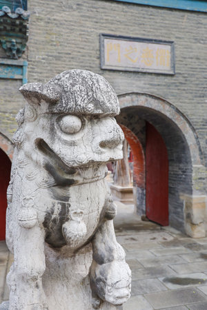 National Cultural Heritage Chunyang Palace, Taiyuan City, Shanxi Province, Chinaのeditorial素材