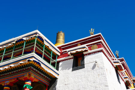 Wudang Lamasery, Baotou, Inner Mongolia Autonomous Region, Chinaのeditorial素材