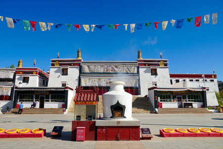 Wudang Lamasery, Baotou, Inner Mongolia Autonomous Region, Chinaのeditorial素材