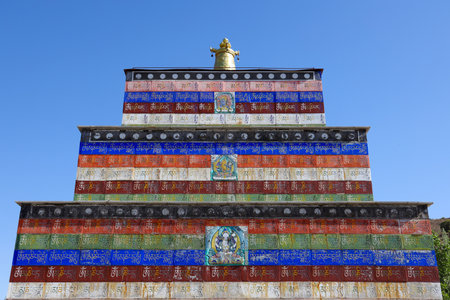 Wudang Lamasery, Baotou, Inner Mongolia Autonomous Region, Chinaのeditorial素材
