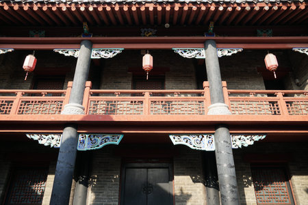 Kang Baiwan Manor, Gongyi, Zhengzhou, Henan, Chinaの写真素材