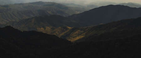 Panorama Landscape at Doi Phuka National Park, Nan,Thailandの写真素材