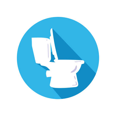 Toilet symbol,WC bathroom toilet ,vectorのイラスト素材
