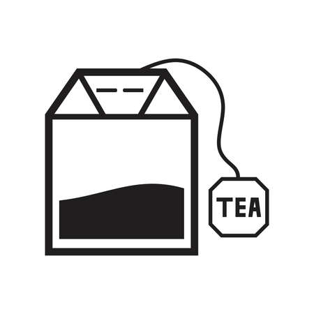 tea bag vector iconのイラスト素材
