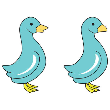 Duck Vectorのイラスト素材