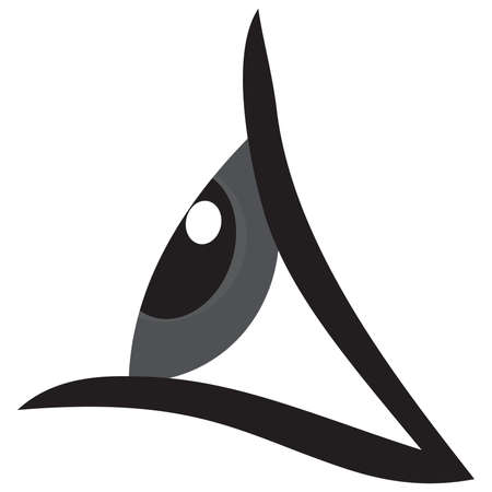 Eye Vector The Human Eye In Profile vectorのイラスト素材