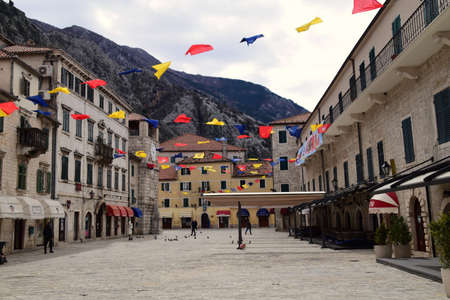 Details from the walk around the Old City of Kotor, Montenegro.の写真素材