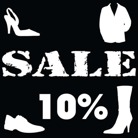 sale sign vector illustartionのイラスト素材