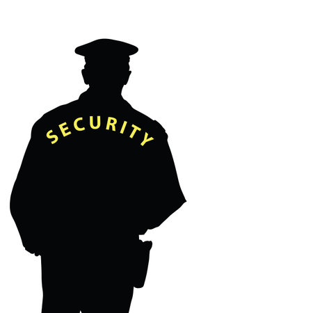 security man color vector