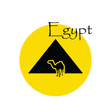 egypt color vector illustrationのイラスト素材