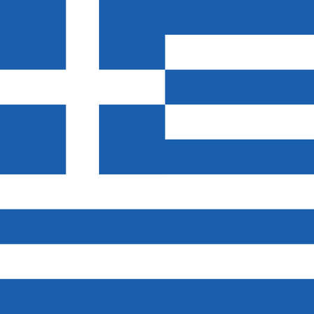 greece flag hellas in blue and white color design illustrationのイラスト素材