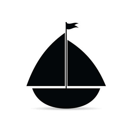 Sailing ship iconのイラスト素材