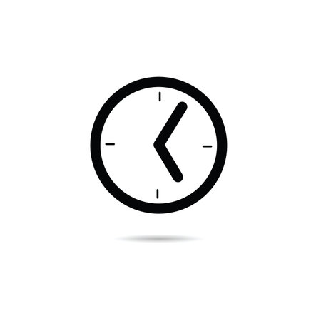 clock black art illustration