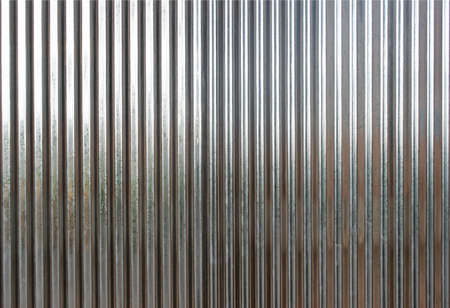 white Corrugated metal texture surface or galvanize steel backgroundの写真素材