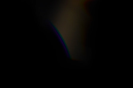 crystal light leak effect