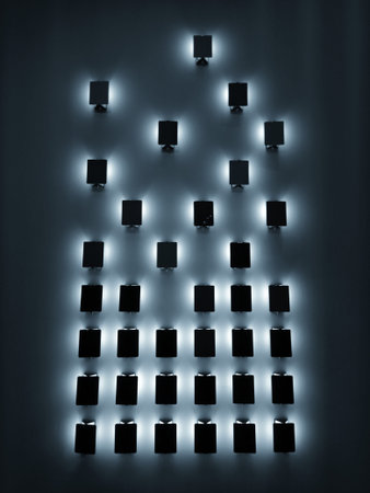 illuminated square lights video
