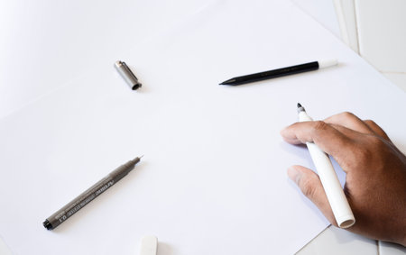 blank space for lettering