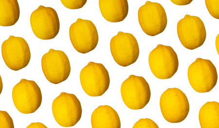 lemon composition for background design tropical fruit