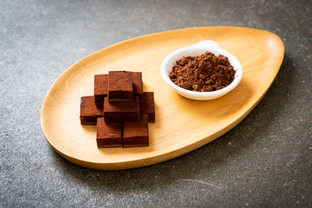 fresh and soft chocolateの写真素材