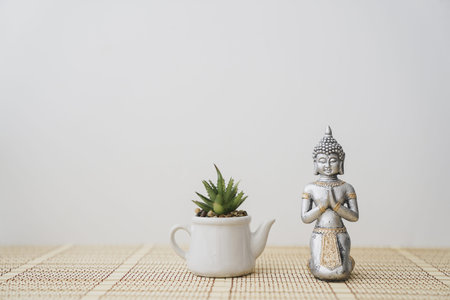 figure buddha pot. High quality beautiful photo conceptの写真素材