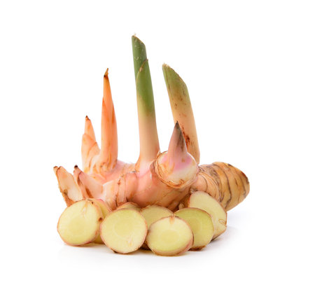 galangal on white background