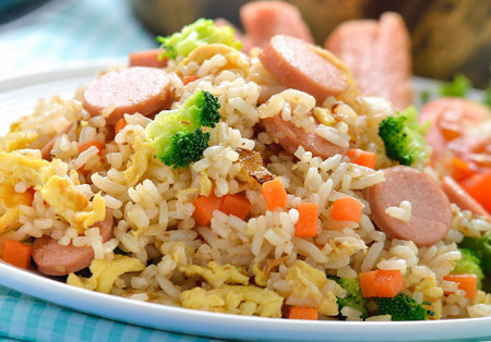 Fried rice thai styleの写真素材