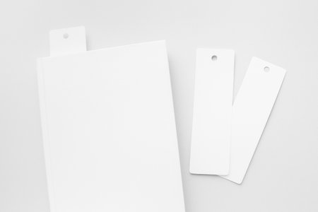 top view book with bookmarks desk. Resolution and high quality beautiful photo