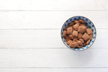 sweet fills chocolate in a bowl on table .