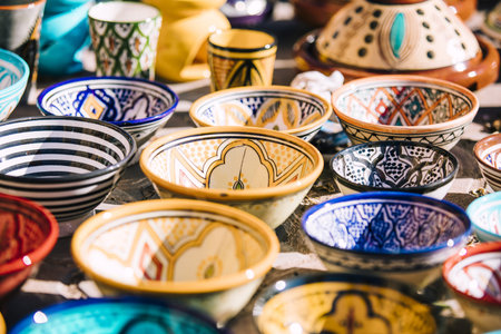 plates market morocco . Resolution and high quality beautiful photoの写真素材