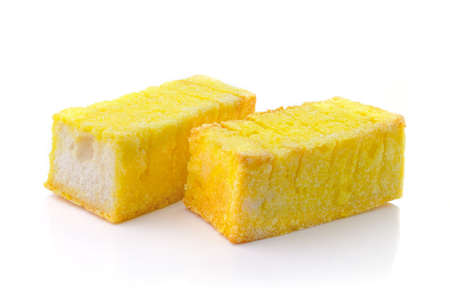 bread with butterの写真素材