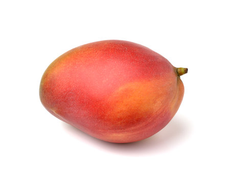 mango isolated on white backgroundの写真素材